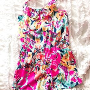 Lilly Pulitzer Besame Mucho Romper XXS 00 XL 14